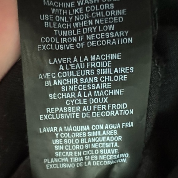 Used Karl Lagerfeld Paris Black Latitude & Longitude Tee Men's large - Picture 6 of 6